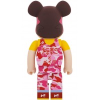 Bearbrick x BAPE Peko-chan 1000% Pink Camo