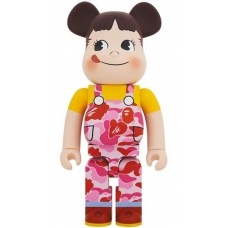 Большая фигурка (70см) Bearbrick x BAPE Peko-chan 1000% Pink Camo