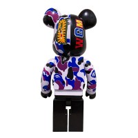 Bearbrick x Bape Shark Hong Kong 15th Anniversary 1000% Purple Camo