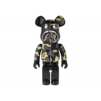 Большая фигурка (70см) Bearbrick x Bape Shark New York Store Madison Ave 1 Year Anniversary 1000%