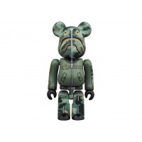 Bearbrick x Bape x Alpha Industries 100% & 400% Set
