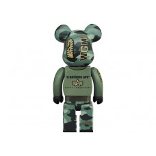 Bearbrick x Bape x Alpha Industries 100% & 400% Set