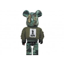 Bearbrick x Bape x Alpha Industries 1000%