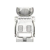 Bearbrick x BAPE x Hajime Sorayama Baby Milo 100% and 400% 4x Set Gold/Silver