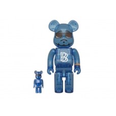Bearbrick x Ben Baller 100% & 400% Set Blue