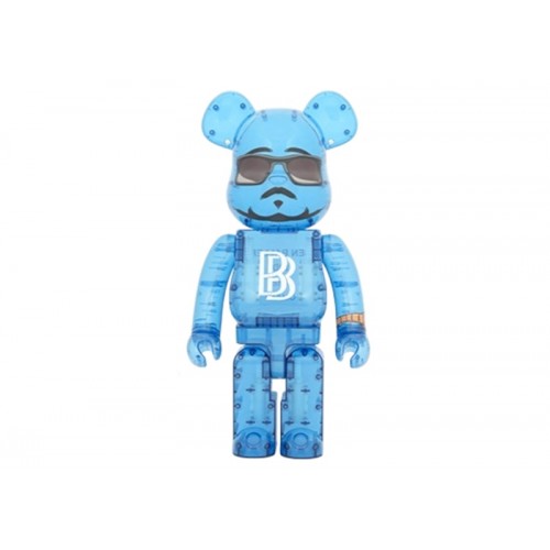 Оригинальная большая фигурка Bearbrick x Ben Baller 10 Blue - 70см.
