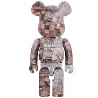 Большая фигурка (70см) Bearbrick x Benjamin Grant (Overview) Nebraska 1000%