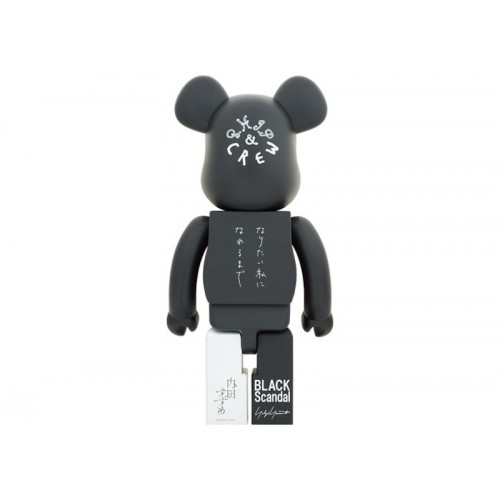 Оригинальная большая фигурка Bearbrick x Black Scandal x Yohji Yamamoto x Suzume Uchida x S.H.I.P & Crew (Until I Want To Be) 1000% - 70см