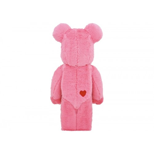 Оригинальная большая фигурка Bearbrick x Care Bears Cheer Bear Costume Ver. 1000% Pink - 70см