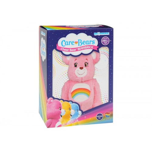 Оригинальная фигурка Bearbrick x Care Bears Cheer Bear Costume Ver. 400% Pink - 28см