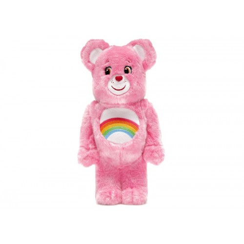 Оригинальная фигурка Bearbrick x Care Bears Cheer Bear Costume Ver. 400% Pink - 28см