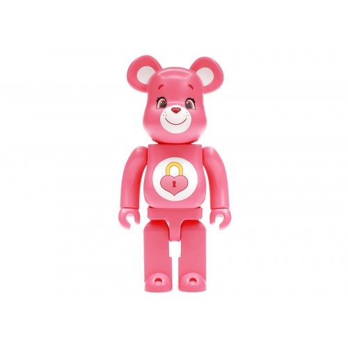 Оригинальная фигурка Bearbrick x Care Bears Secret Bear 400% Pink - 28см