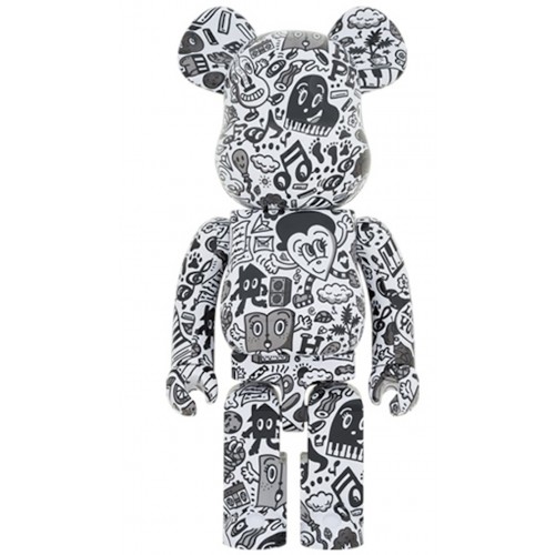 Оригинальная большая фигурка Bearbrick x Chocomoo 1000% - 70см