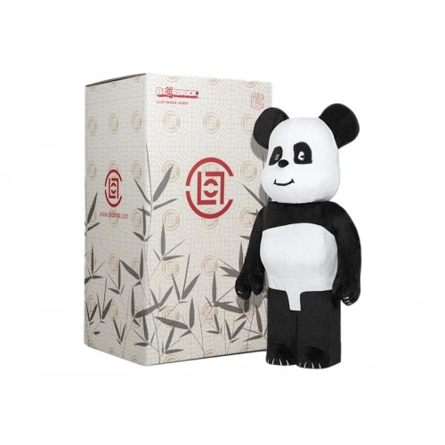 Оригинальная большая фигурка Bearbrick x CLOT Panda 1000% - 70см