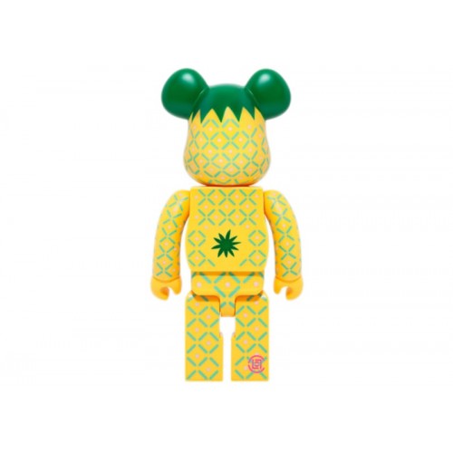 Оригинальная большая фигурка Bearbrick x CLOT Summer Fruits Pink Pineapple 1000% - 70см