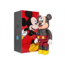 Bearbrick x CLOT x 3125C x Disney 3-Eyed Mickey Mouse 1000% Translucent Black