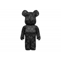 Большая фигурка (70см) Bearbrick x Clot x Nike 1000% Black Silk