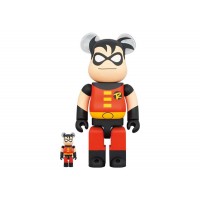 Набор фигурок (7см и 28см) Bearbrick x DC Robin (The New Batman Adventures) 100% & 400% Set