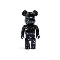 Большая фигурка (70см) Bearbrick x Denham Scissor All Over Print 1000% Black