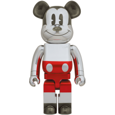 Большая фигурка (70см) Bearbrick x Hajime Sorayama x Disney Future Mickey Mouse (2nd Color Ver.) 1000%