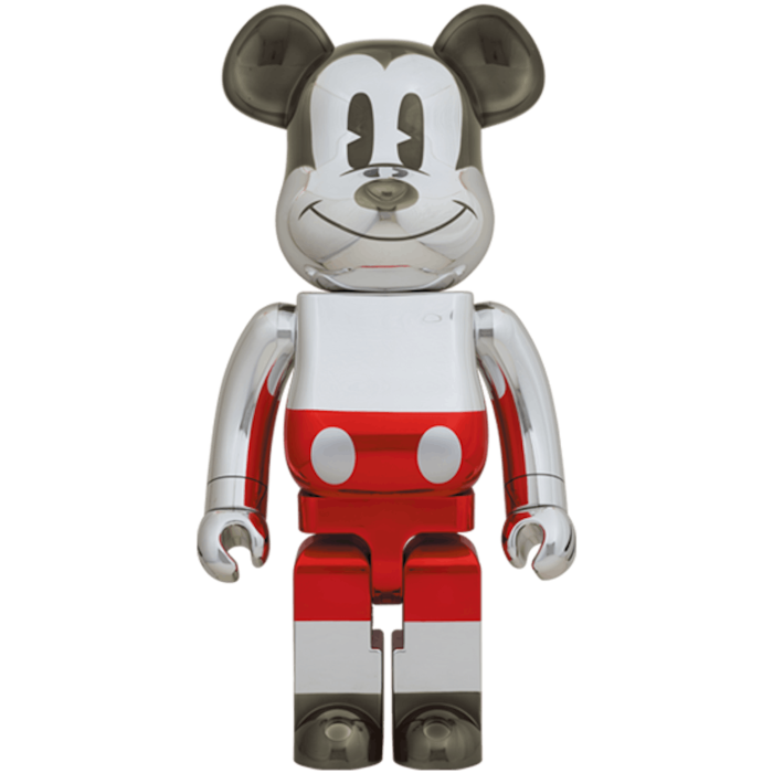 Оригинальная большая фигурка Bearbrick x Hajime Sorayama x Disney Future Mickey Mouse (2nd Color Ver.) 1000% - 70см