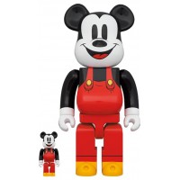 Набор фигурок (7см и 28см) Bearbrick x Disney Mickey Mouse Boat Builders 100% & 400% Set
