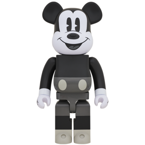 Оригинальная большая фигурка Bearbrick x Disney Mickey Mouse B&W Version 1000% Multi - 70см