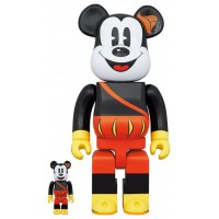 Набор фигурок (7см и 28см) Bearbrick x Disney Mickey the Bard 100% & 400% Set