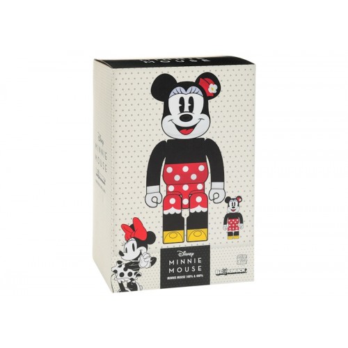 Оригинальный набор фигурок Bearbrick x Disney Minnie Mouse 100% & 400% Set - 7см и 28см