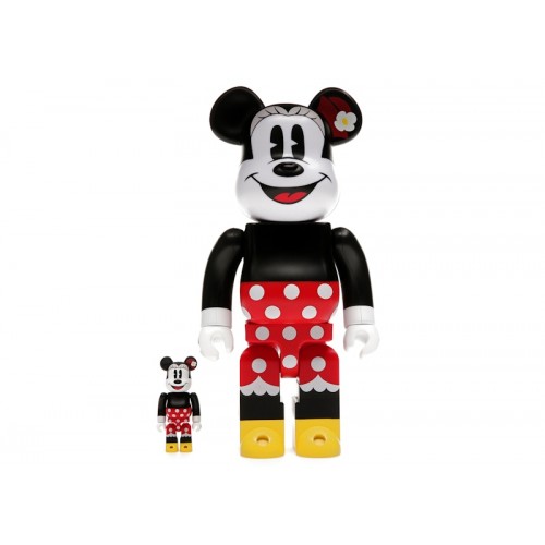 Оригинальный набор фигурок Bearbrick x Disney Minnie Mouse 100% & 400% Set - 7см и 28см