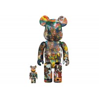 Набор фигурок (7см и 28см) Bearbrick x Disney x Keiichi Tanaami Mickey Mouse 100% & 400% Set