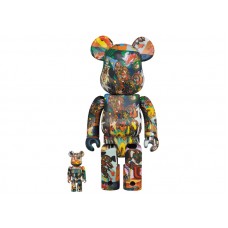 Набор фигурок (7см и 28см) Bearbrick x Disney x Keiichi Tanaami Mickey Mouse 100% & 400% Set
