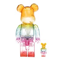 Bearbrick x Emotionally Unavailable Gradient Heart 100% & 400% Set Multi