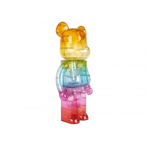 Оригинальная большая фигурка Bearbrick x Emotionally Unavailable Gradient Heart 1000% Multi - 70см