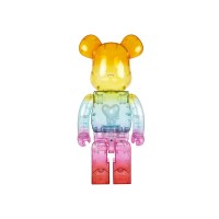 Bearbrick x Emotionally Unavailable Gradient Heart 1000% Multi