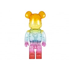 Bearbrick x Emotionally Unavailable Gradient Heart 1000% Multi
