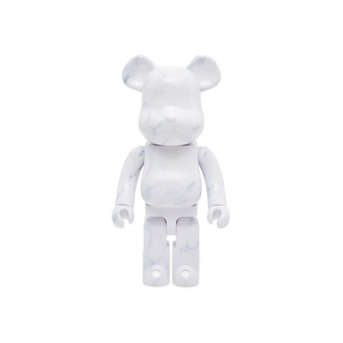 Оригинальная большая фигурка Bearbrick x END. 1000% White Marble - 70см