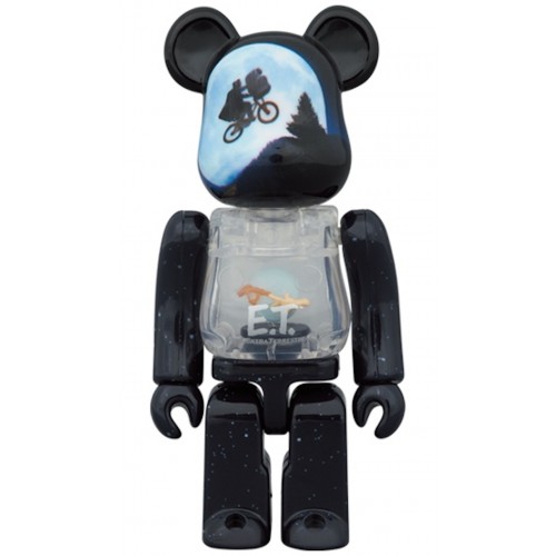 Оригинальный набор фигурок Bearbrick x E.T. Light Up Ver. 100% & 400% Set - 7см и 28см