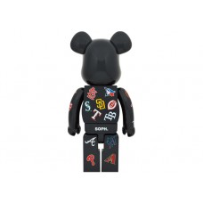 Bearbrick x F.C.R.B. x MLB (Team Logos) 1000%