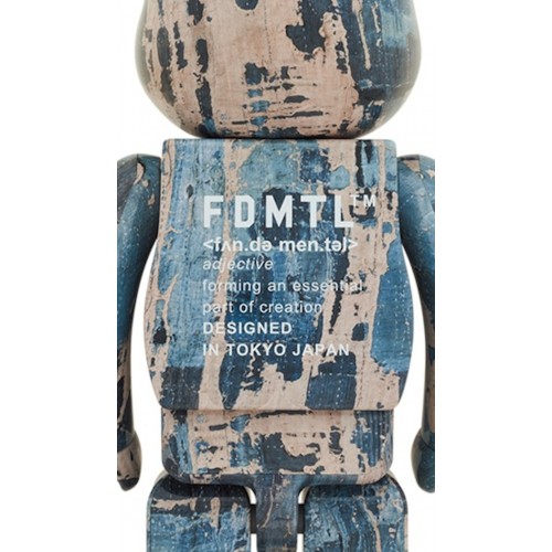 Оригинальная большая фигурка Bearbrick x FDMTL Tokyo 1000% - 70см