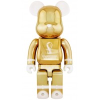 Bearbrick x FIFA World Cup Qatar 2022 100% & 400% Set Gold