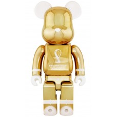 Bearbrick x FIFA World Cup Qatar 2022 100% & 400% Set Gold
