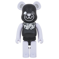Bearbrick x Freemasonry x Fragment 1000% Black