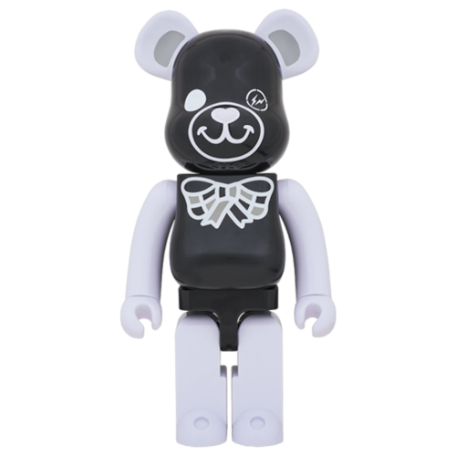 Оригинальная большая фигурка Bearbrick x Freemasonry x Fragment 1000% Black - 70см