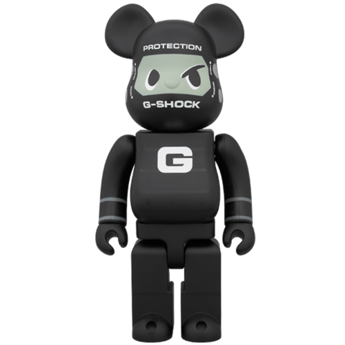 Оригинальная фигурка Bearbrick x G-Shock G-ShockMan 400% Black - 28см