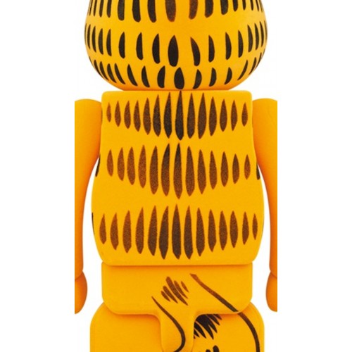 Оригинальный набор фигурок Bearbrick x Garfield Flocky Ver. 100% & 400% Set - 7см и 28см