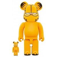 Набор фигурок (7см и 28см) Bearbrick x Garfield Flocky Ver. 100% & 400% Set