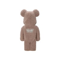 Bearbrick x Gelato Pique Pajamas 1000% Brown
