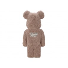 Bearbrick x Gelato Pique Pajamas 1000% Brown