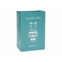 Bearbrick x Gelato Pique Pajamas 400% White/Blue